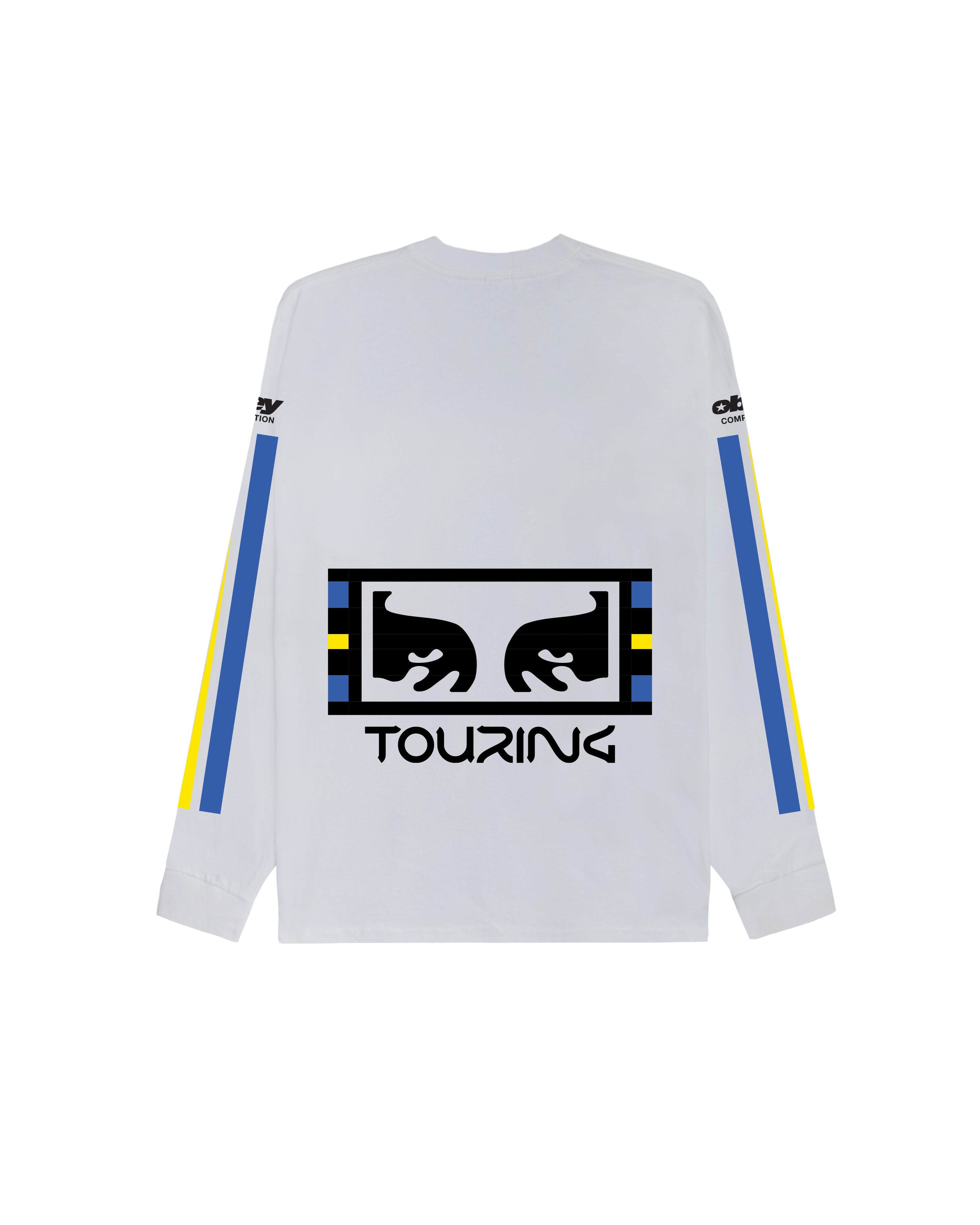 Obey Competition Longsleeve White Herren Langarmshirt weiß